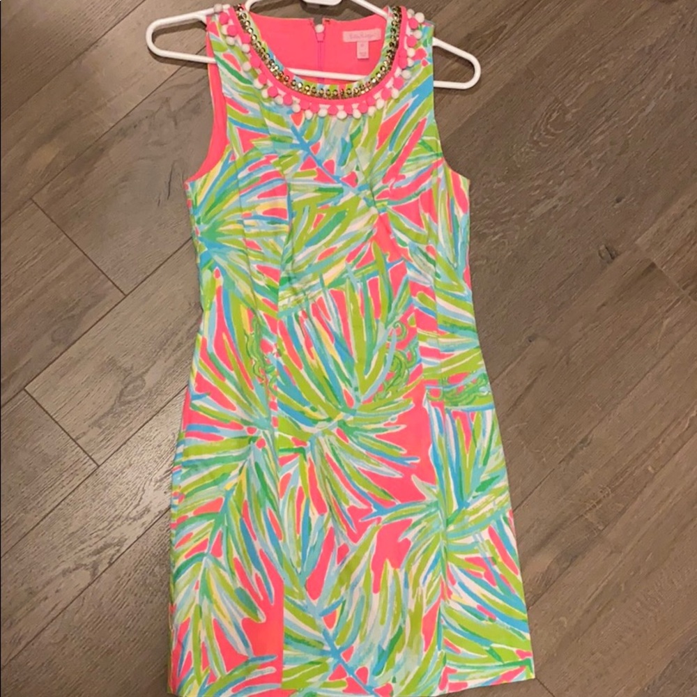 Lilly Pulitzer embellished shift dress